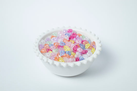 Corazones craquelado