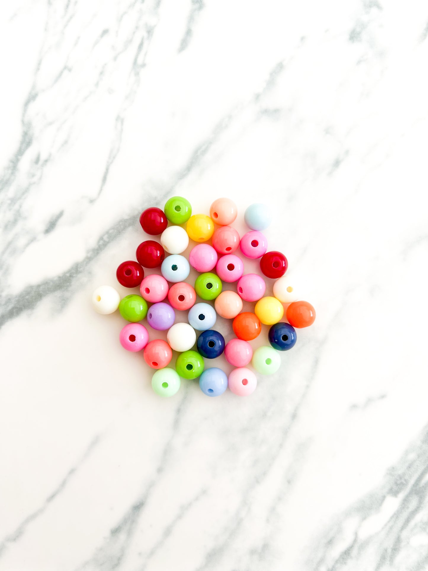 Bolitas de colores intensos