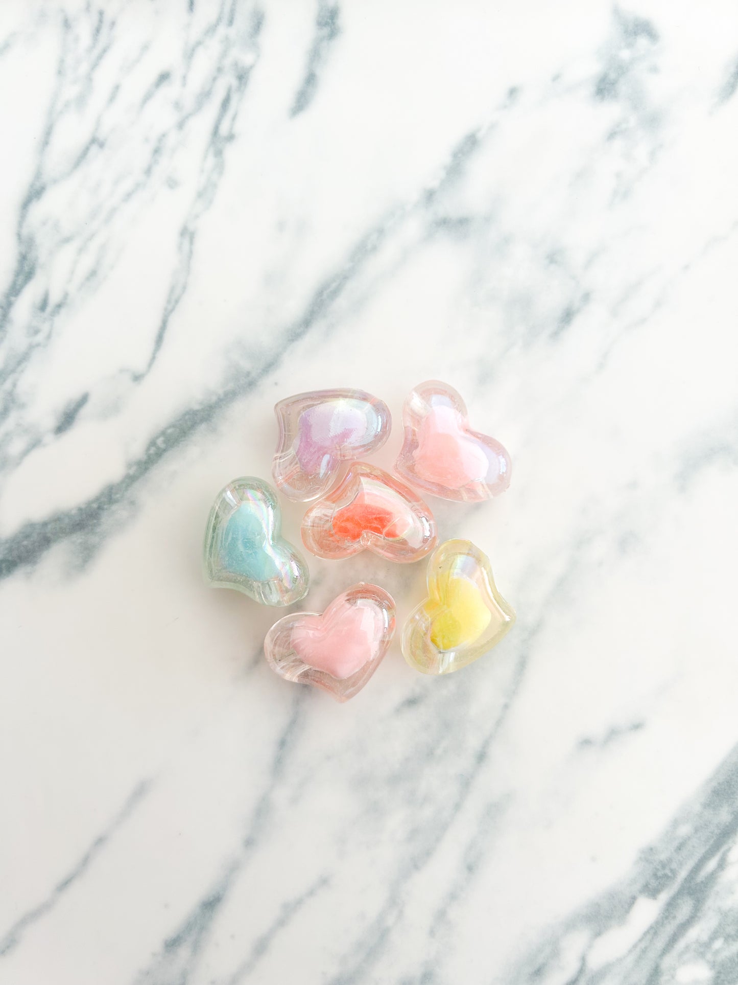 Corazón encapsulado transparente