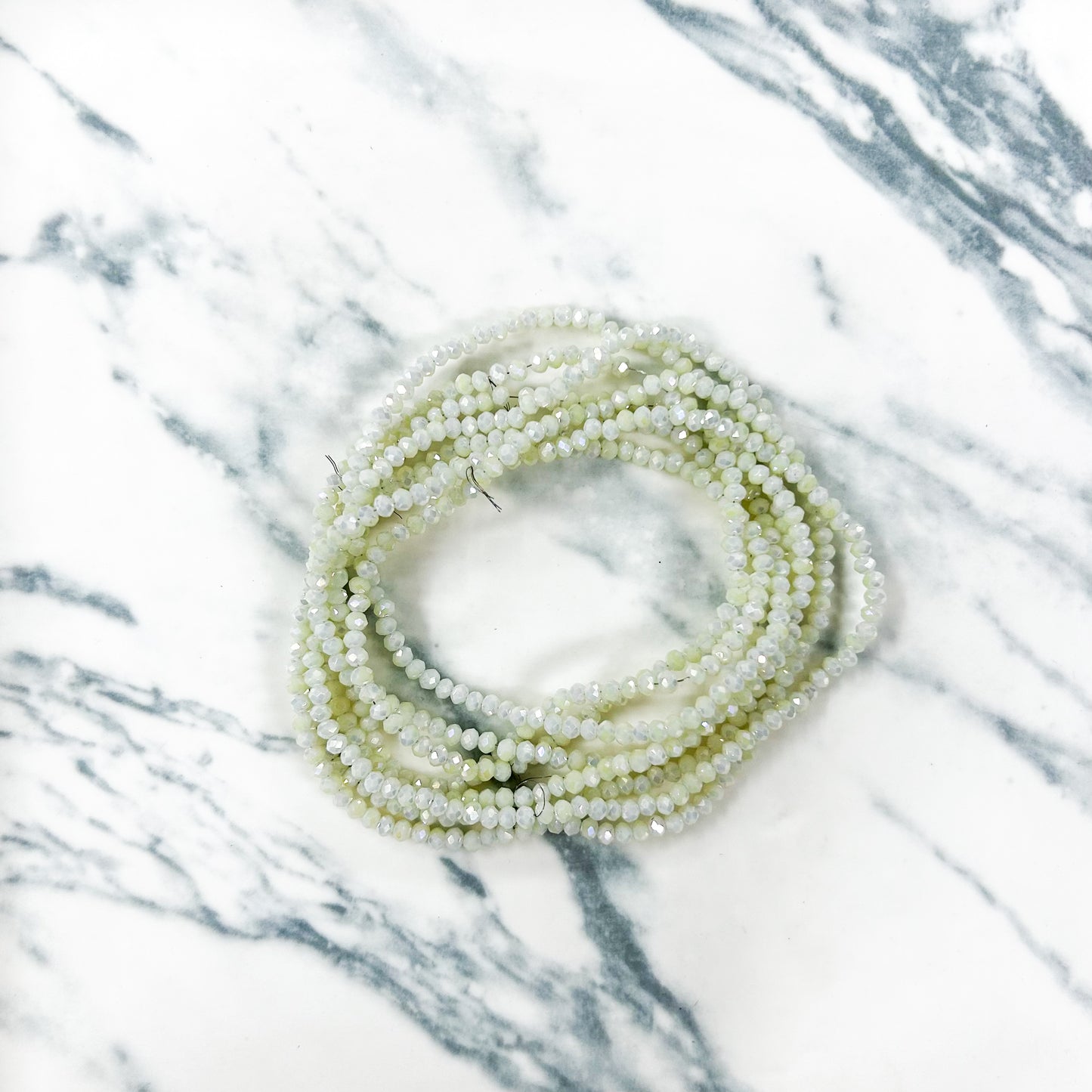 Cristal 2M blanco leche brilloso