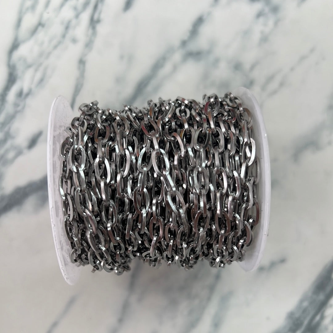 Cadena Acero Plata