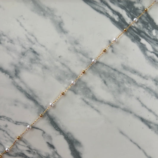 Cadena Perlita Bolita M