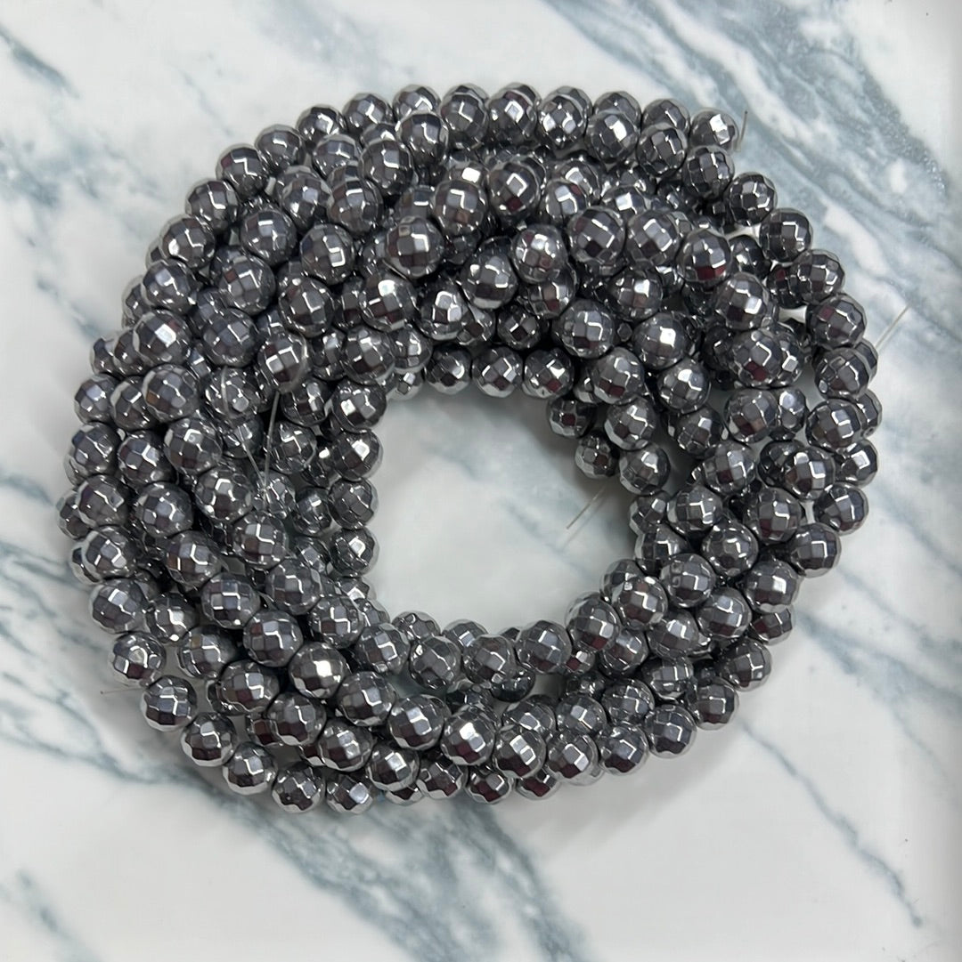 Hematita plata facetada 8M