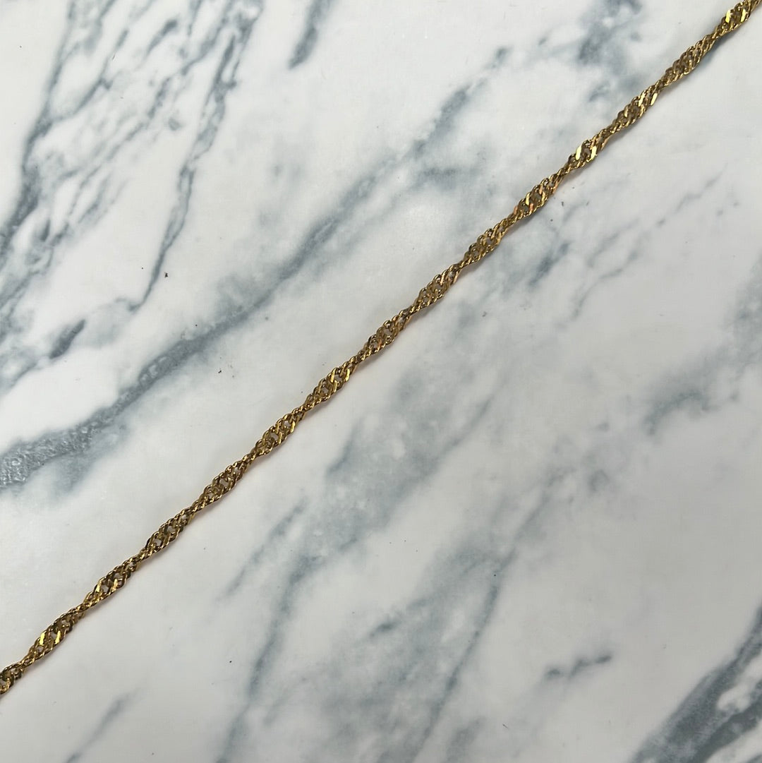 Cadena Chapa torcida