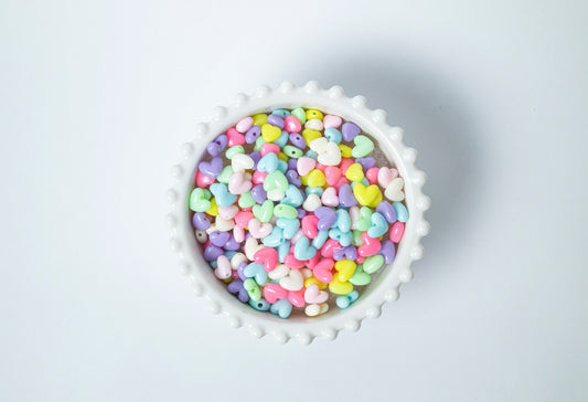Corazones pastel
