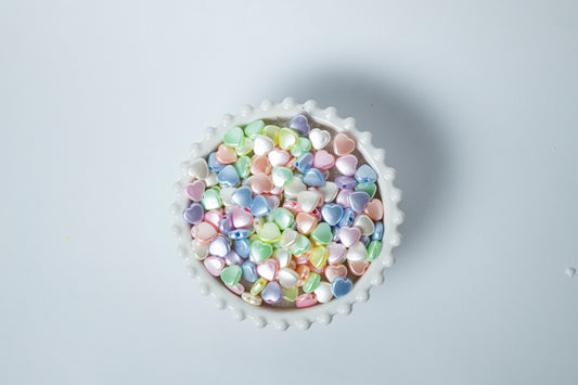 Corazones pastel