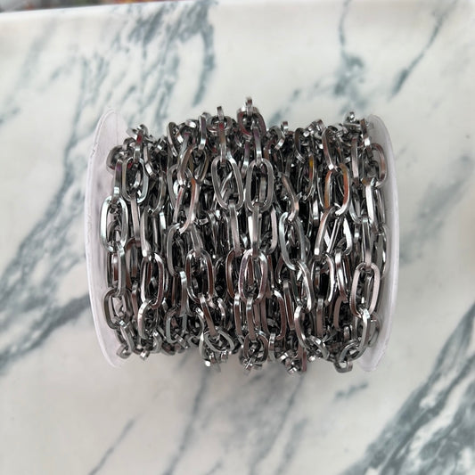Cadena Acero Plata