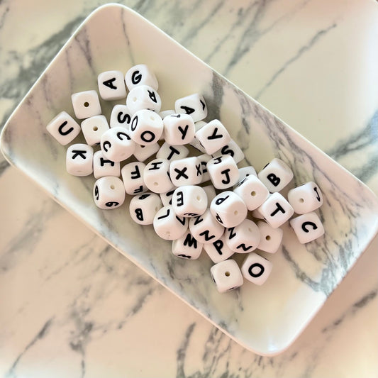 Letras bebé blanco